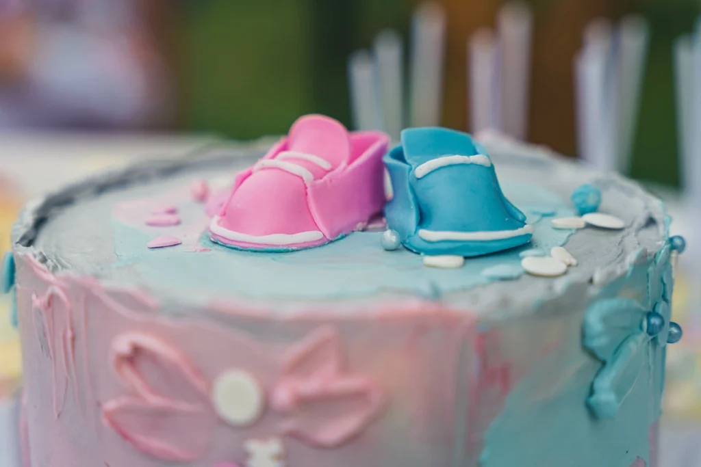 Gender Reveal Cake