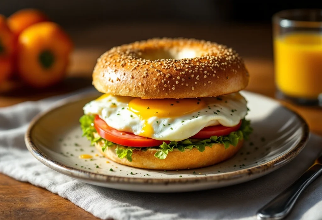 Bagel Breakfast Sandwich recipes