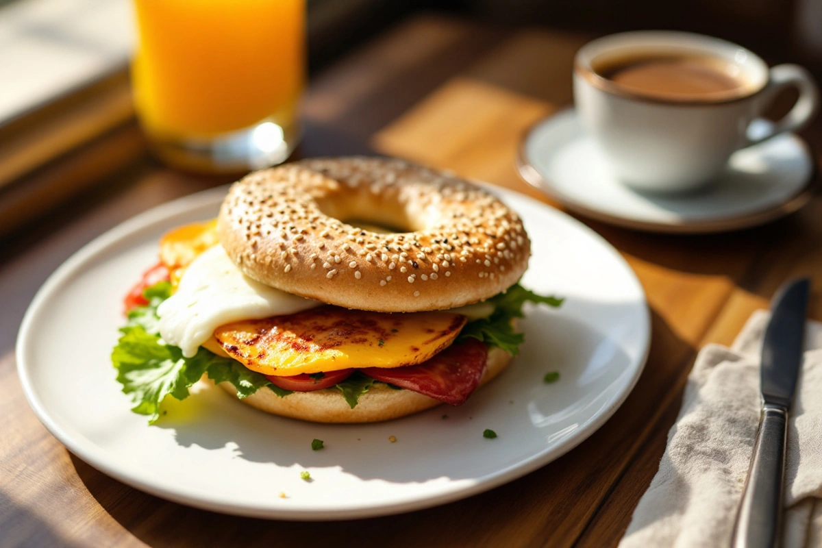 Bagel Breakfast Sandwich