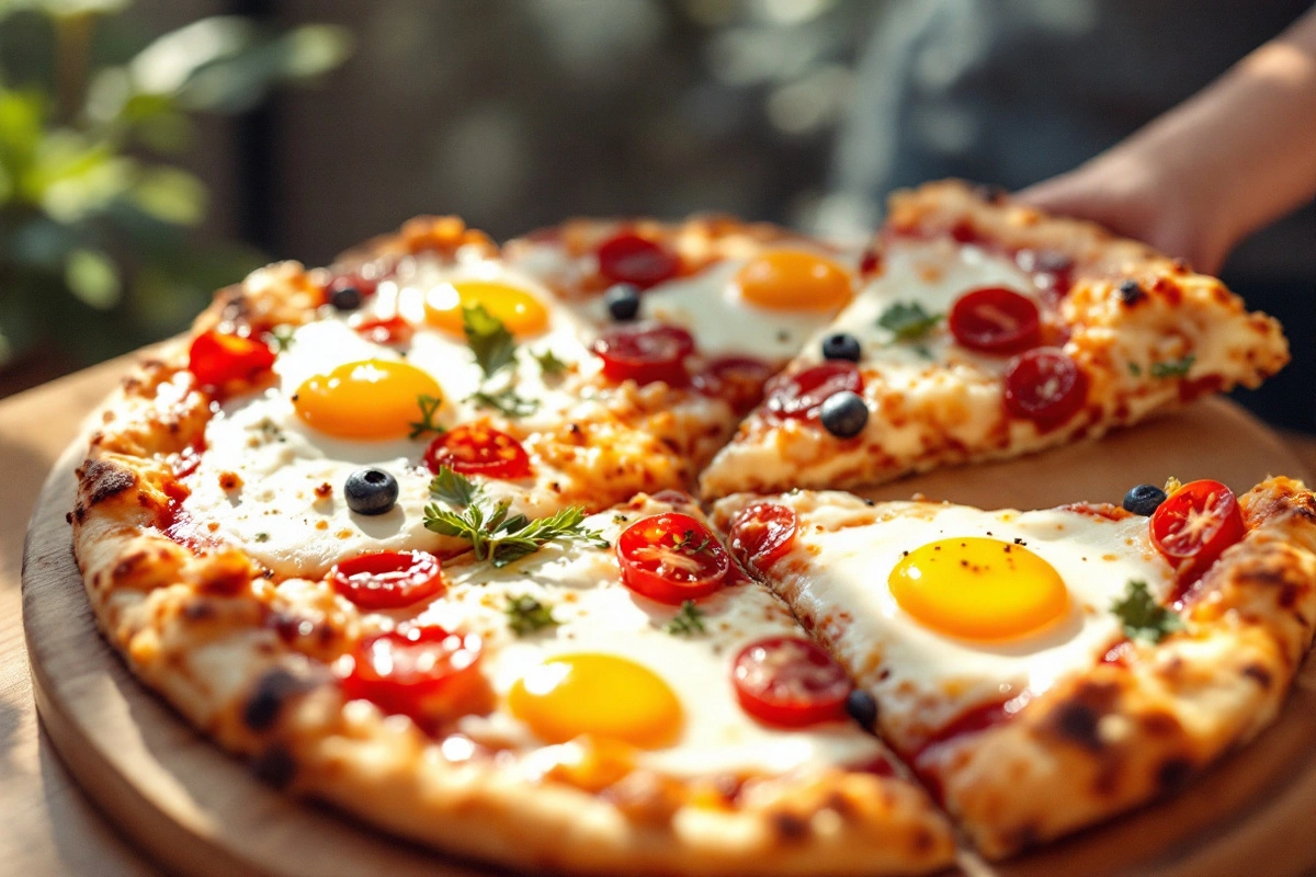 Breakfast Pizza for Schools