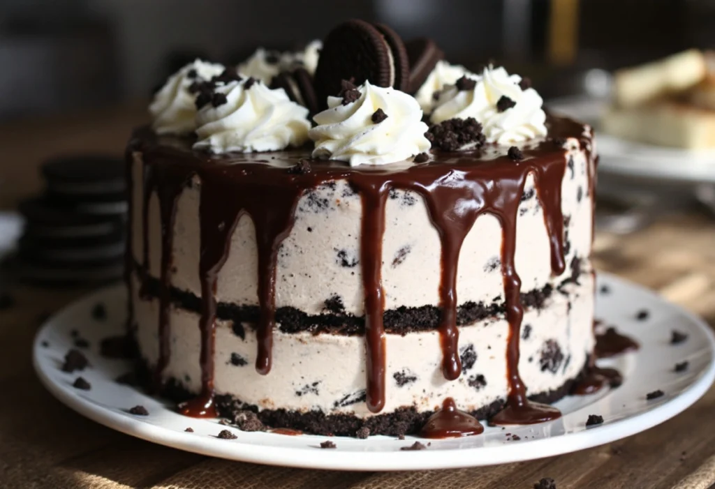 Homemade Oreo Ice Cream Cake recipes