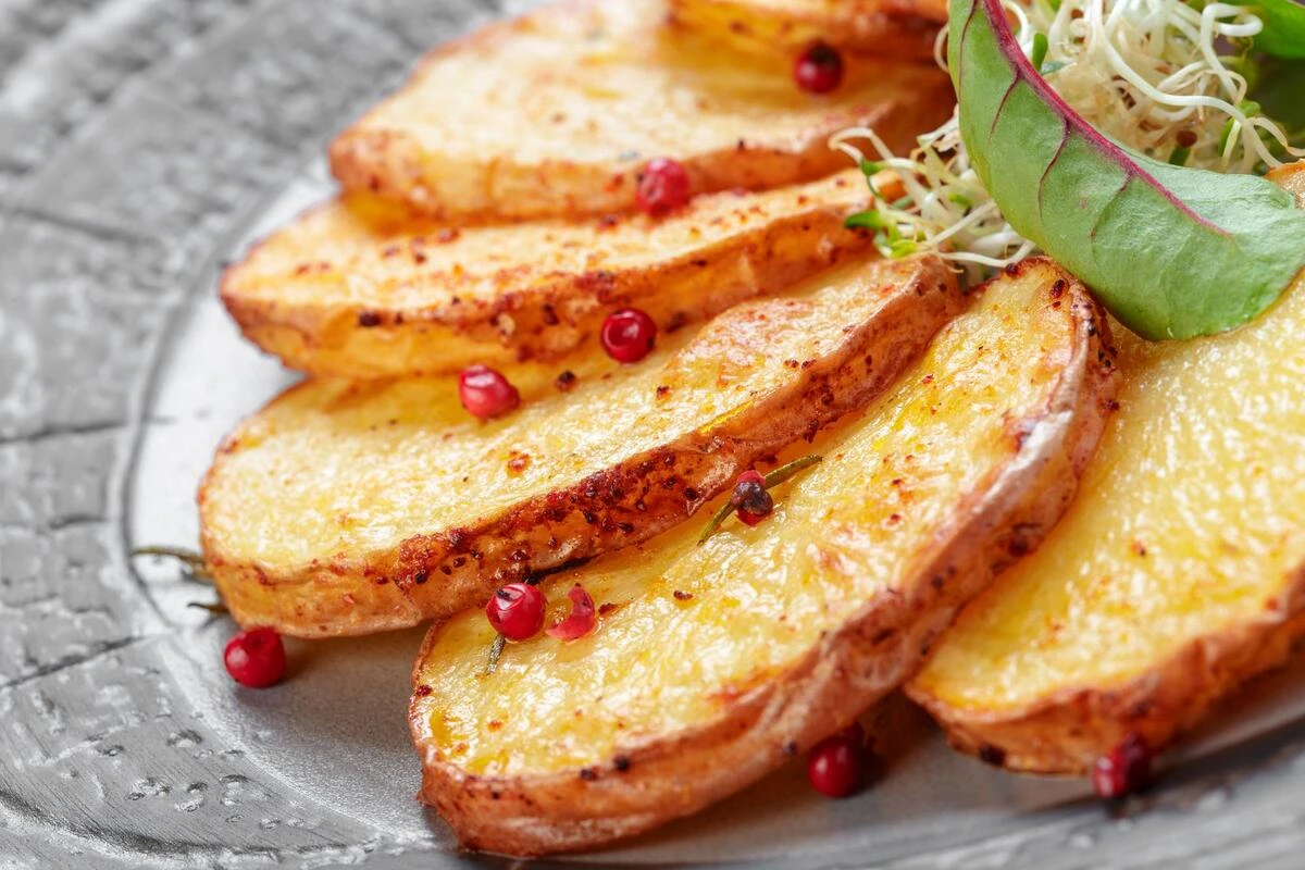 Parmesan and garlic potatoes