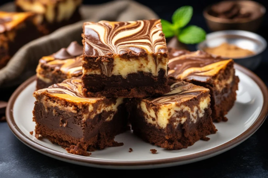 Philadelphia Marble Brownies