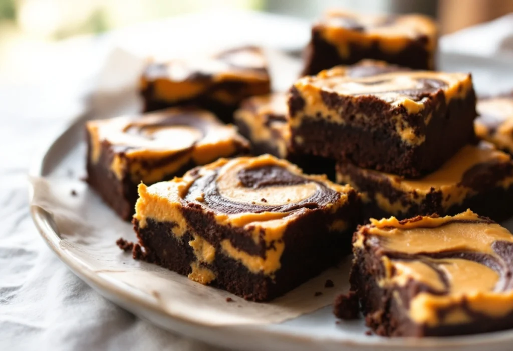 Pumpkin Cheesecake Brownies recipe