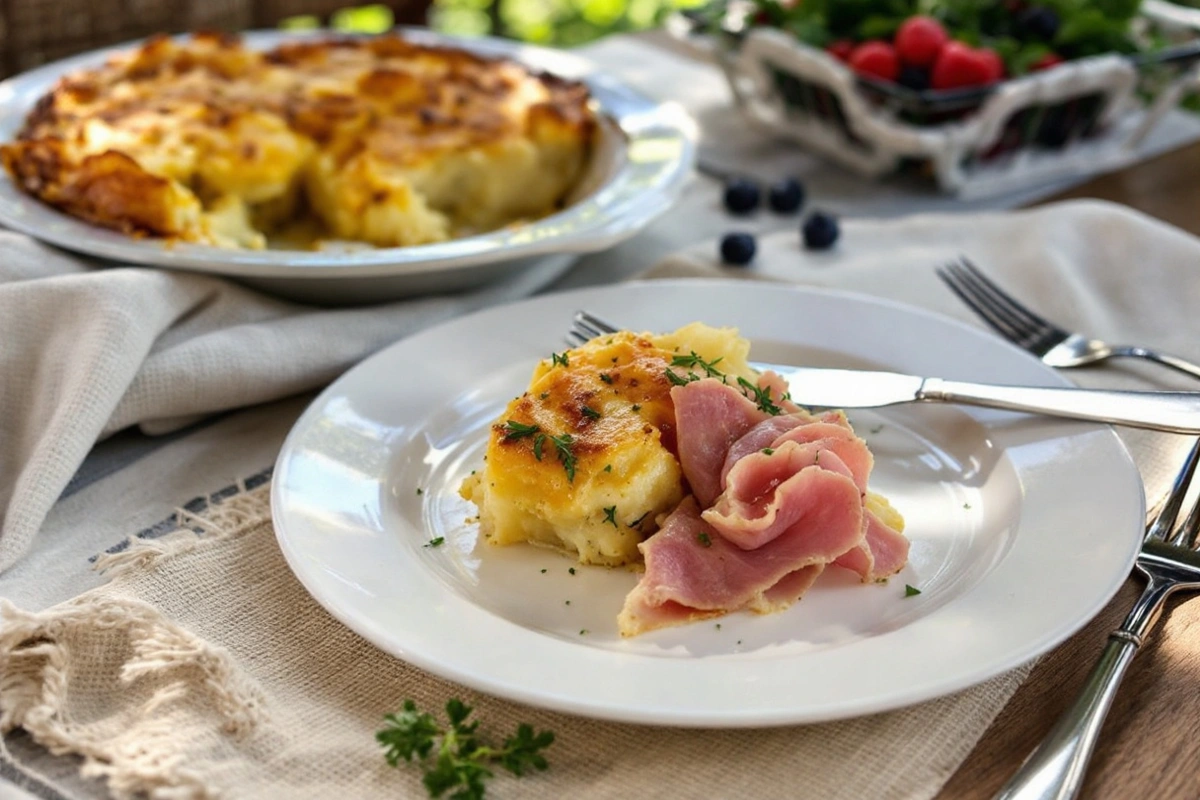 Scalloped Potatoes and Ham