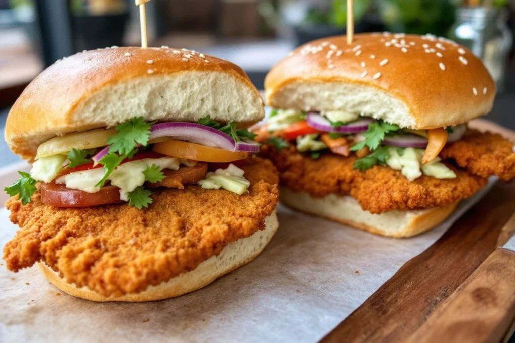 Schnitzel Sandwiches in Australia