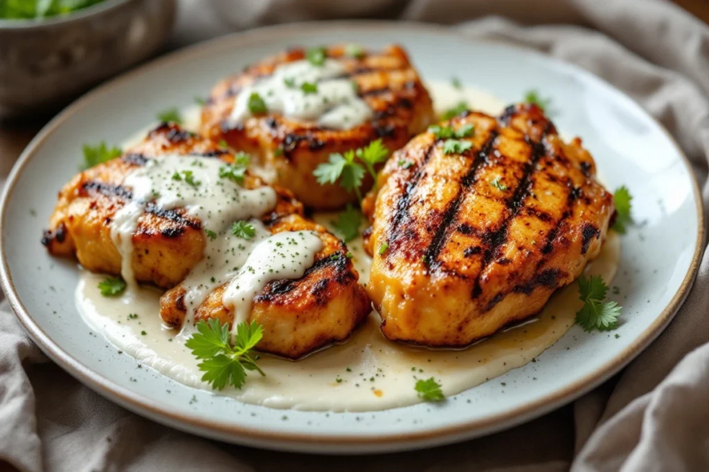 Yogurt Marinated Chicken Thighs recipe