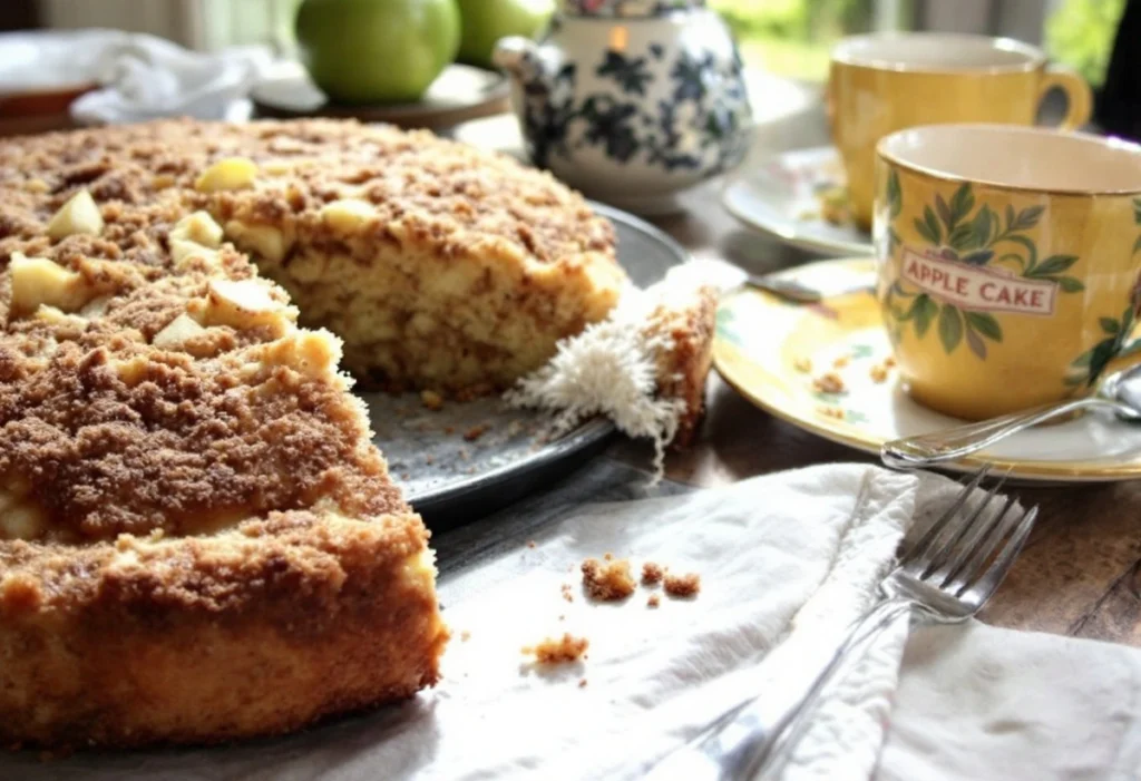 coffee cake with apples