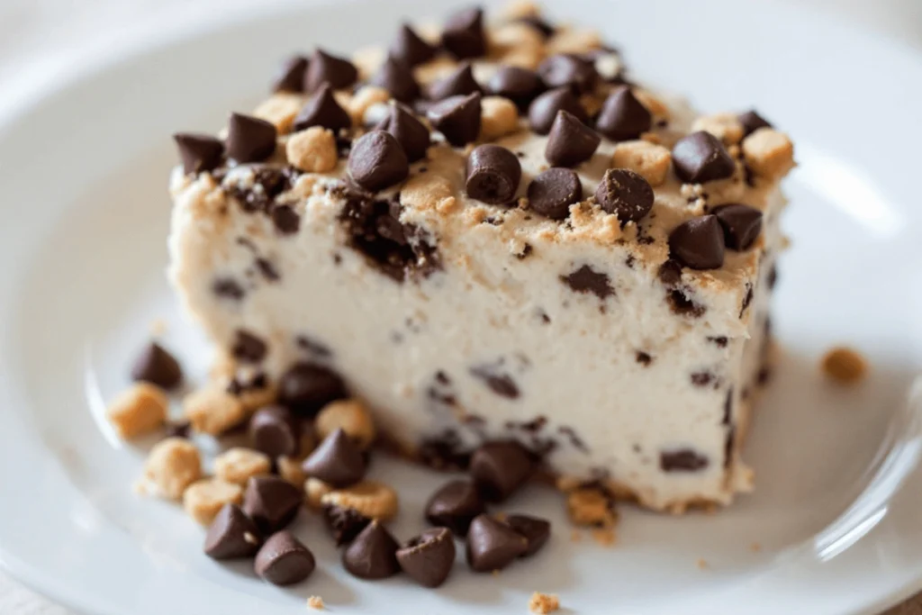 Chocolate Chip Cookie Ice Cream Cake