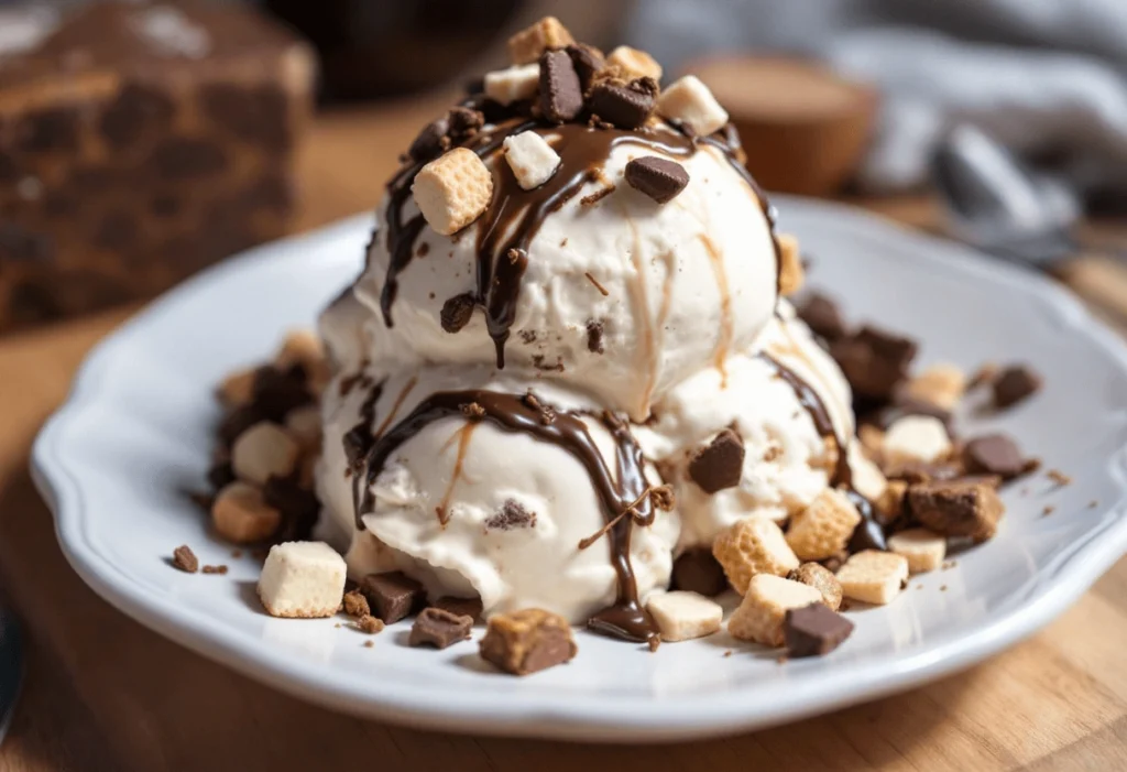 Rocky Road Ice Cream Recipe