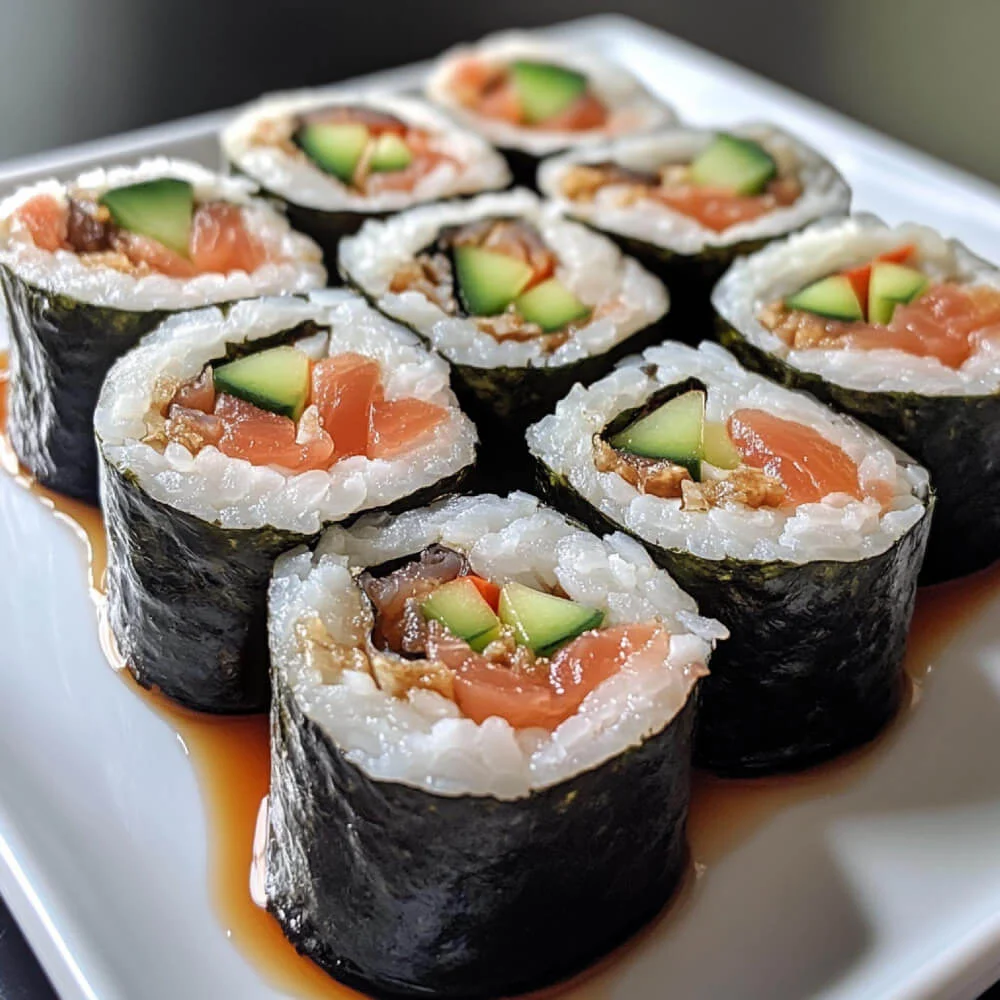 Salmon Avocado Cucumber Sushi Boats Recipe Salmon Avocado Cucumber Sushi Boats Recipe