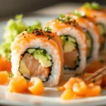 Smoked Salmon Sushi Roll