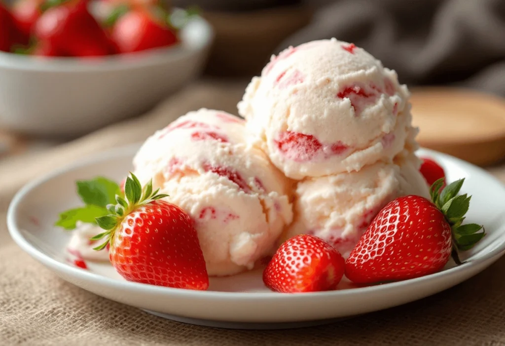 Strawberry Ice Cream Recipe