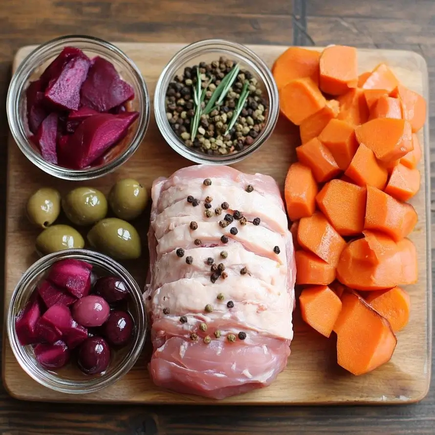 Homemade Chicken Mortadella Ingredients